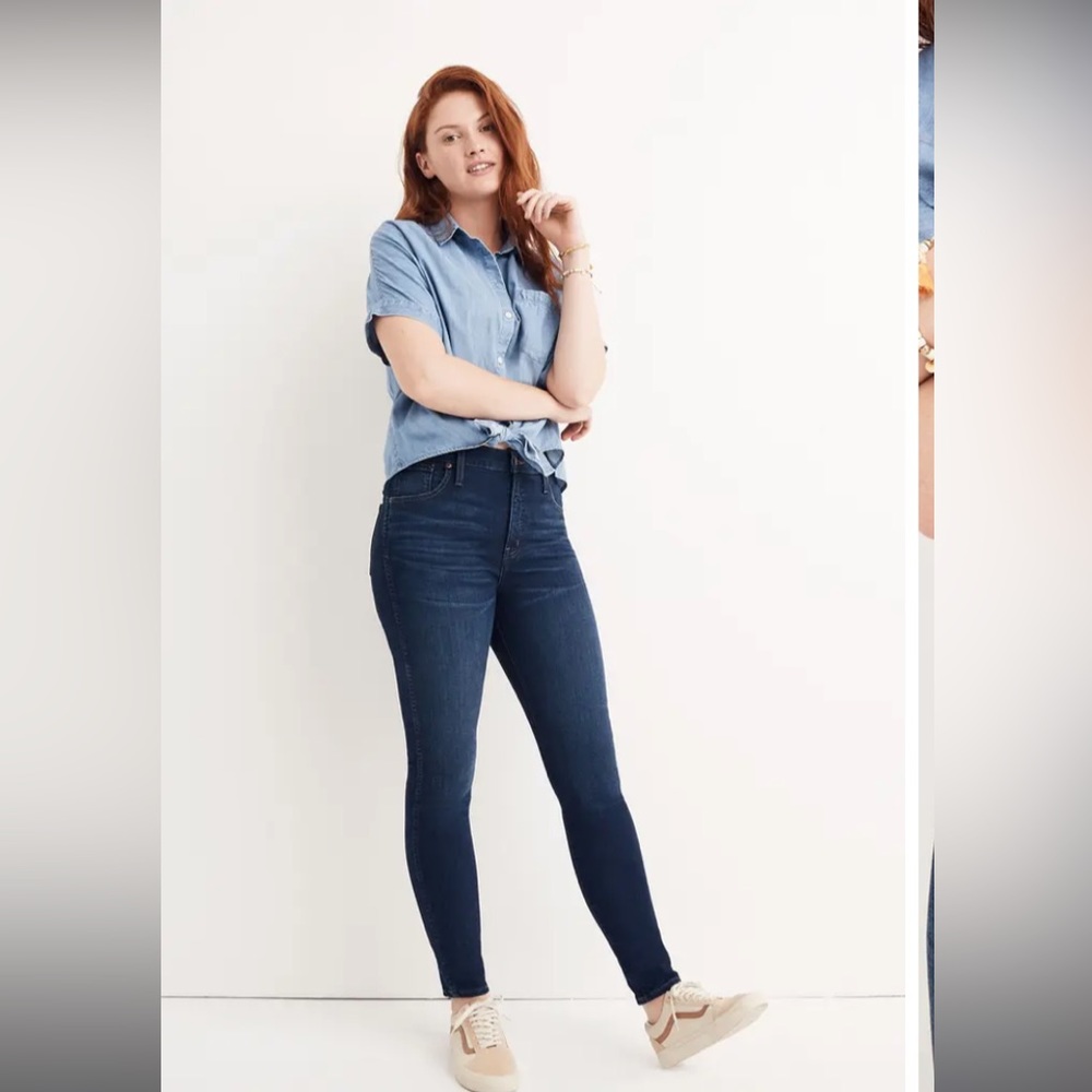 Madewell 10” HIgh-Rise Skinny